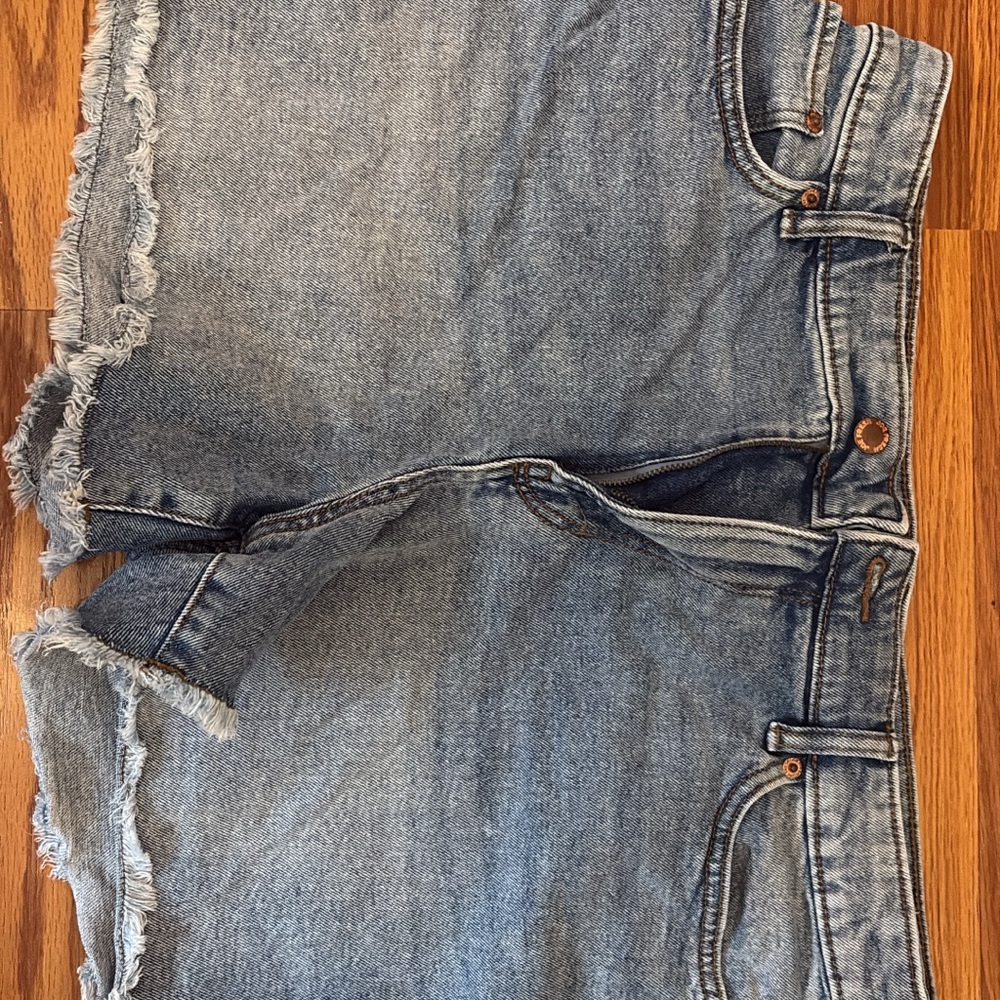 Joe Fresh Blue Jean Shorts Distressed Denim
